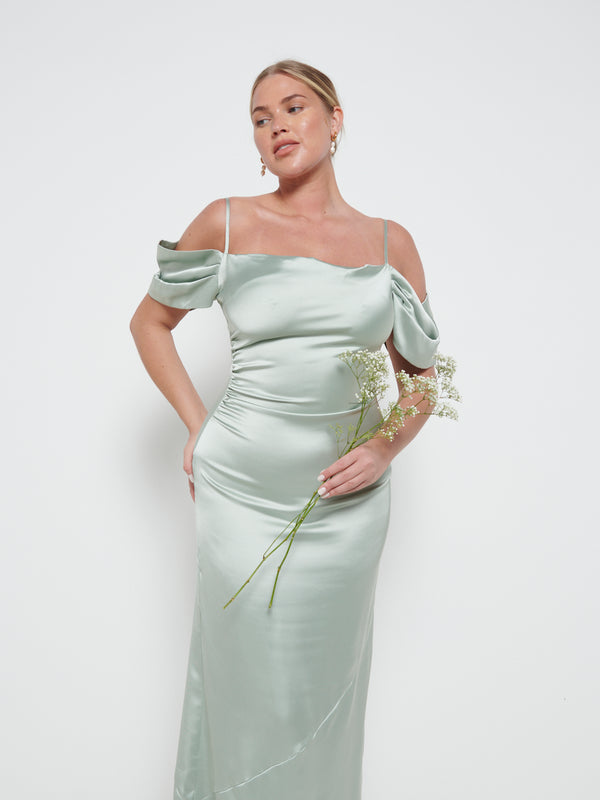 Pretty Lavish Lucette Recycled Maxi Bridesmaid Dress