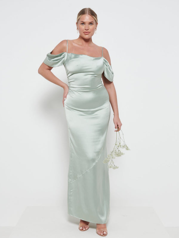pretty lavish Lucette Recycled Maxi Bridesmaid Dress