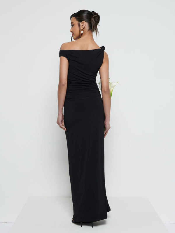 Pretty Lavish Mackenzie One Shoulder Jersey Bridesmaid Dress