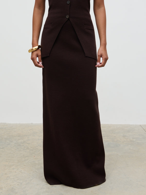Pretty Lavish Alba Knit Maxi Skirt