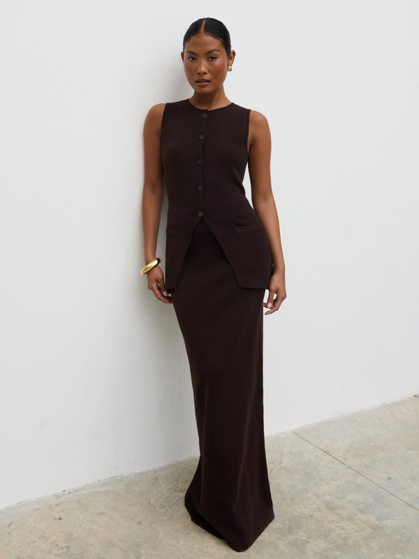 Pretty Lavish Alba Knit Waistcoat