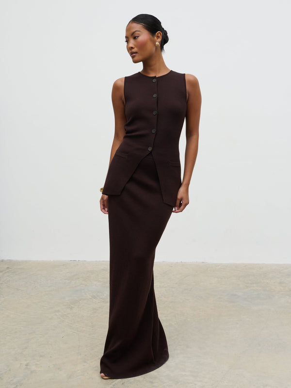 Pretty Lavish Alba Knit Waistcoat