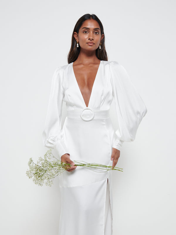 Pretty Lavish Alexis Belted Maxi Dress