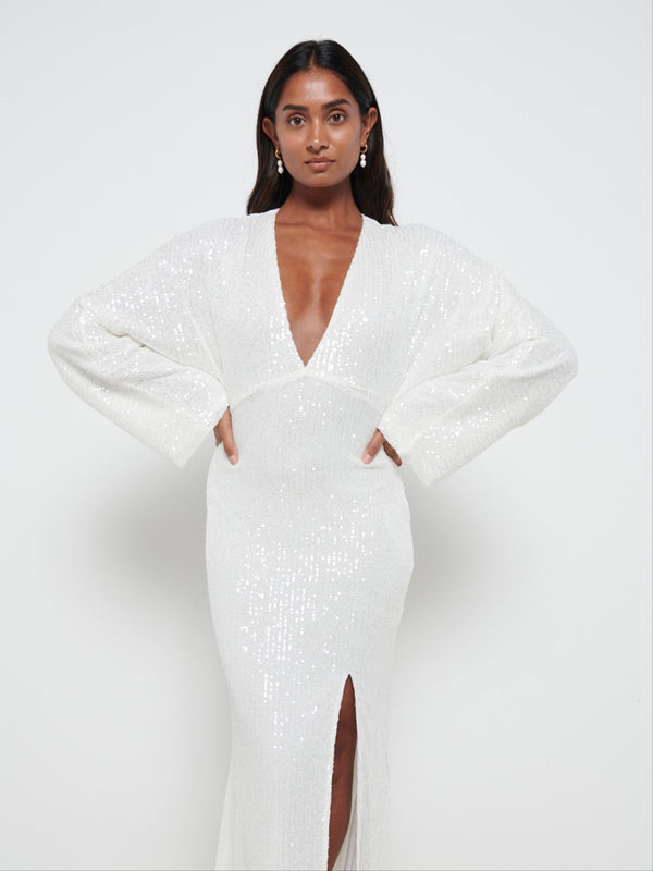 Pretty Lavish Alexis Sequin Maxi Dress