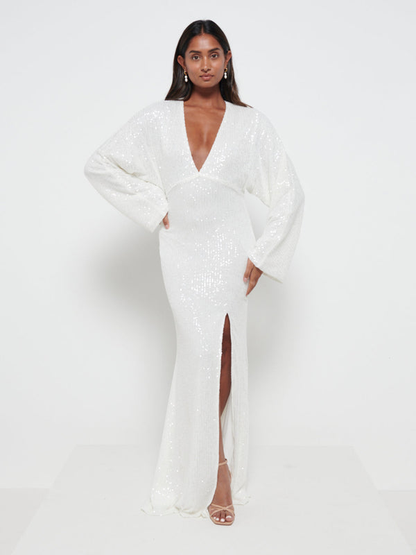 Pretty Lavish Alexis Sequin Maxi Dress