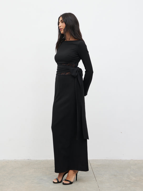 Pretty Lavish Ambrose Lace Cut Out Maxi Dress
