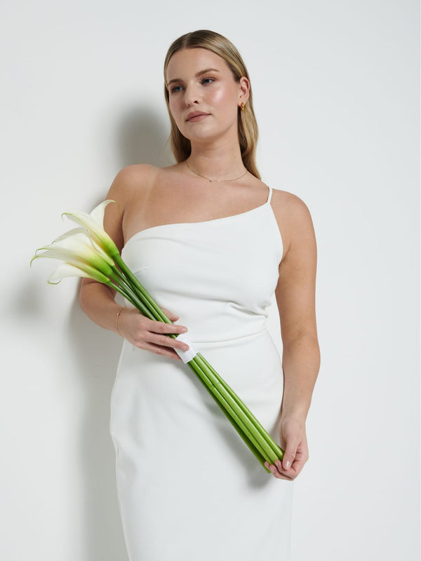 Pretty Lavish Amelia Crepe Maxi Bridesmaid Dress