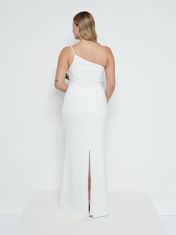 Pretty Lavish Amelia Crepe Maxi Bridesmaid Dress