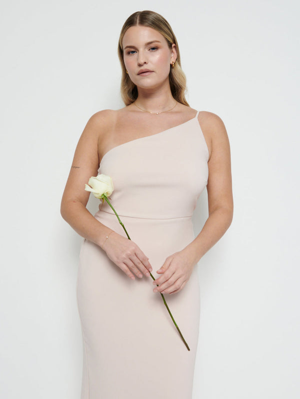 Pretty Lavish Amelia Crepe Maxi Bridesmaid Dress