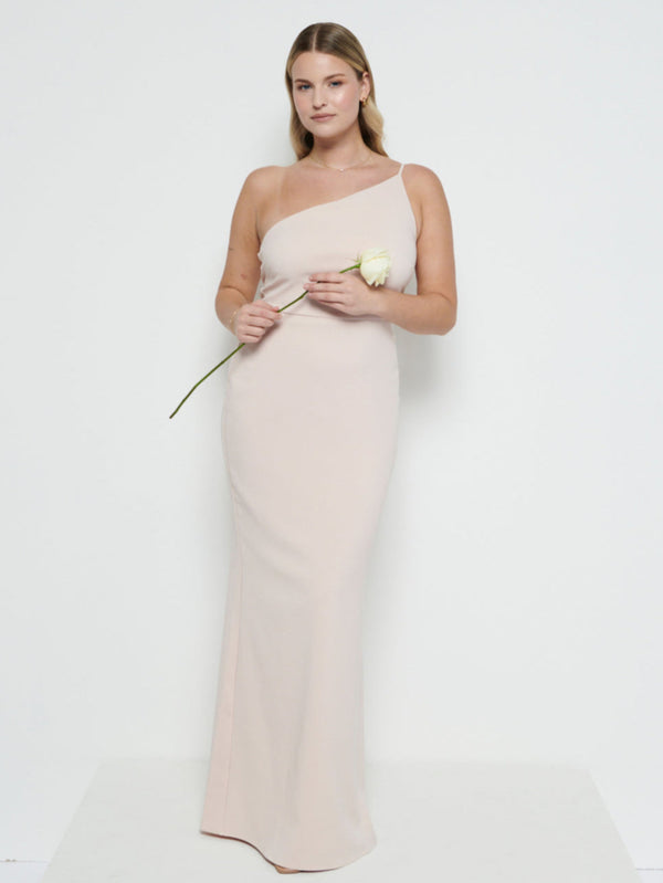 Pretty Lavish Amelia Crepe Maxi Bridesmaid Dress