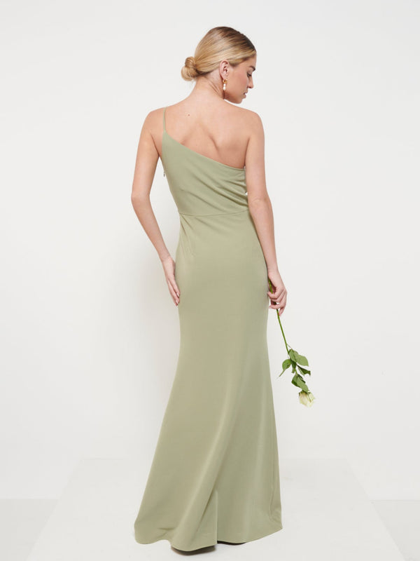 Pretty Lavish Amelia Crepe Maxi Bridesmaid Dress