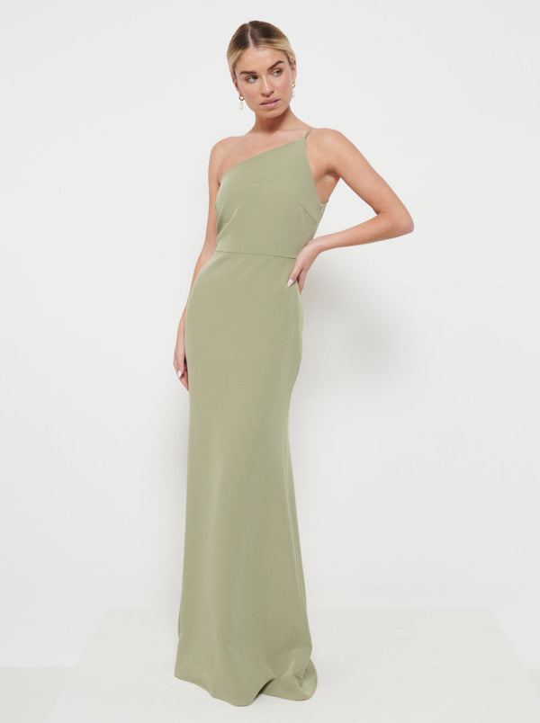Pretty Lavish Amelia Crepe Maxi Bridesmaid Dress