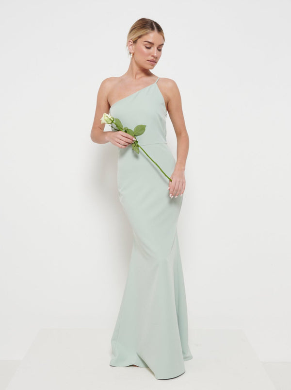 Pretty Lavish Amelia Crepe Maxi Bridesmaid Dress