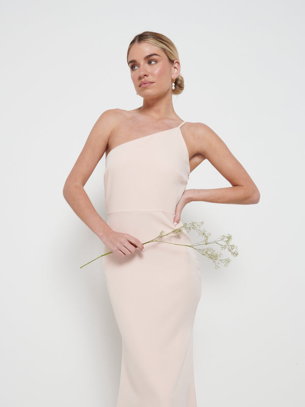 Pretty Lavish Amelia Crepe Maxi Bridesmaid Dress