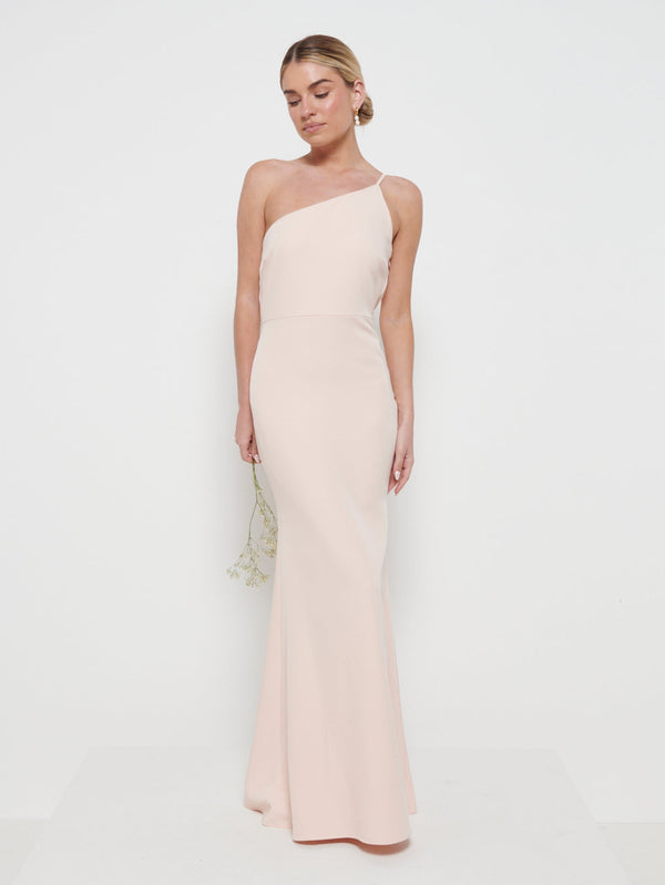 pretty lavish Amelia Crepe Maxi Bridesmaid Dress