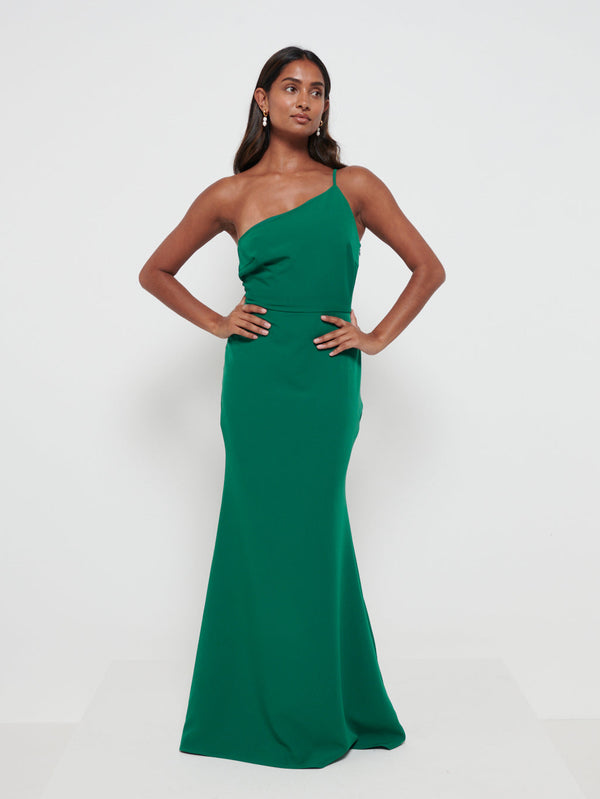 Pretty Lavish Amelia Crepe Maxi Bridesmaid Dress