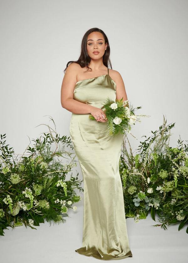 pretty lavish Amelia Maxi Bridesmaid Dress Curve