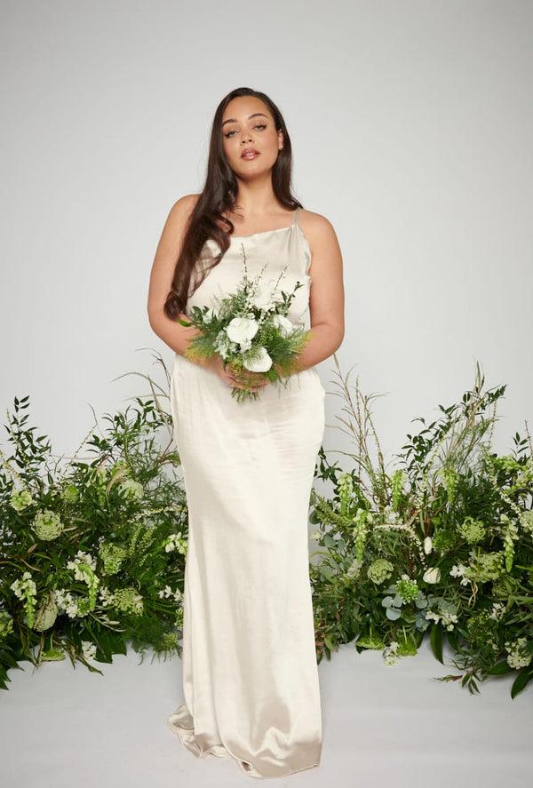 pretty lavish Amelia Maxi Bridesmaid Dress Curve