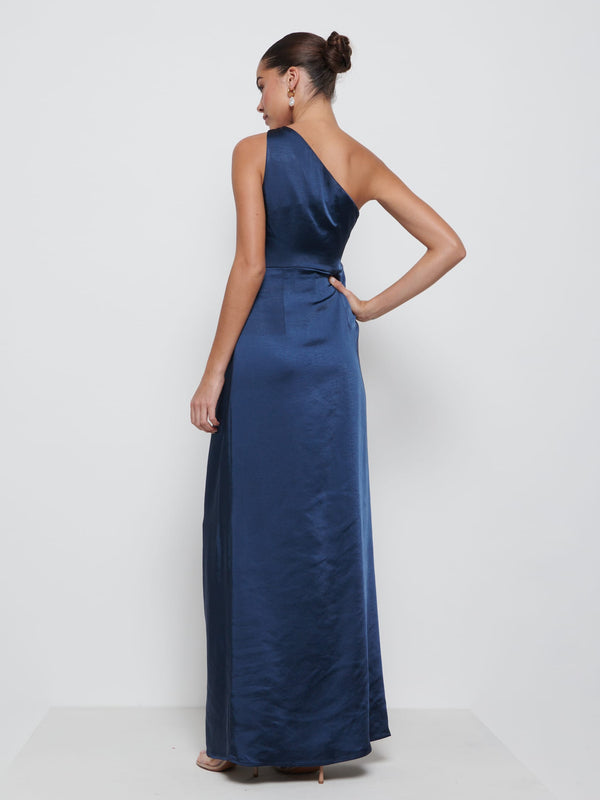 Pretty Lavish Amelia Ruched Maxi Bridesmaid Dress
