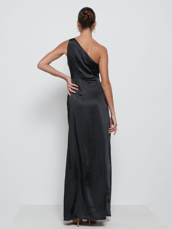 Pretty Lavish Amelia Ruched Maxi Bridesmaid Dress