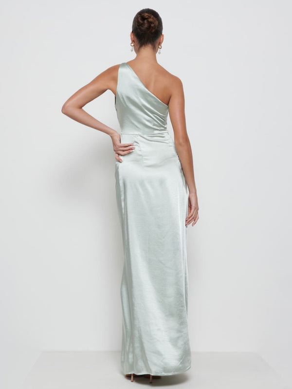 Pretty Lavish Amelia Ruched Maxi Bridesmaid Dress