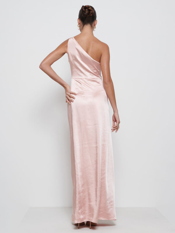 Pretty Lavish Amelia Ruched Maxi Bridesmaid Dress