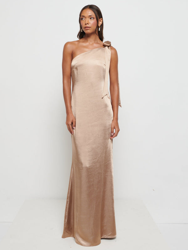 Pretty Lavish Amelia Tie Maxi Bridesmaid Dress
