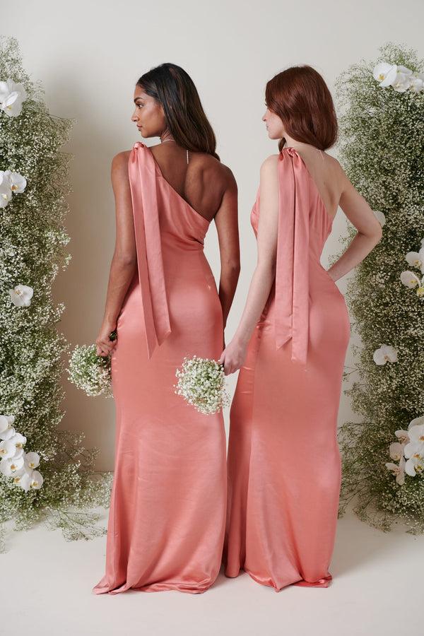 Pretty Lavish Amelia Tie Maxi Bridesmaid Dress