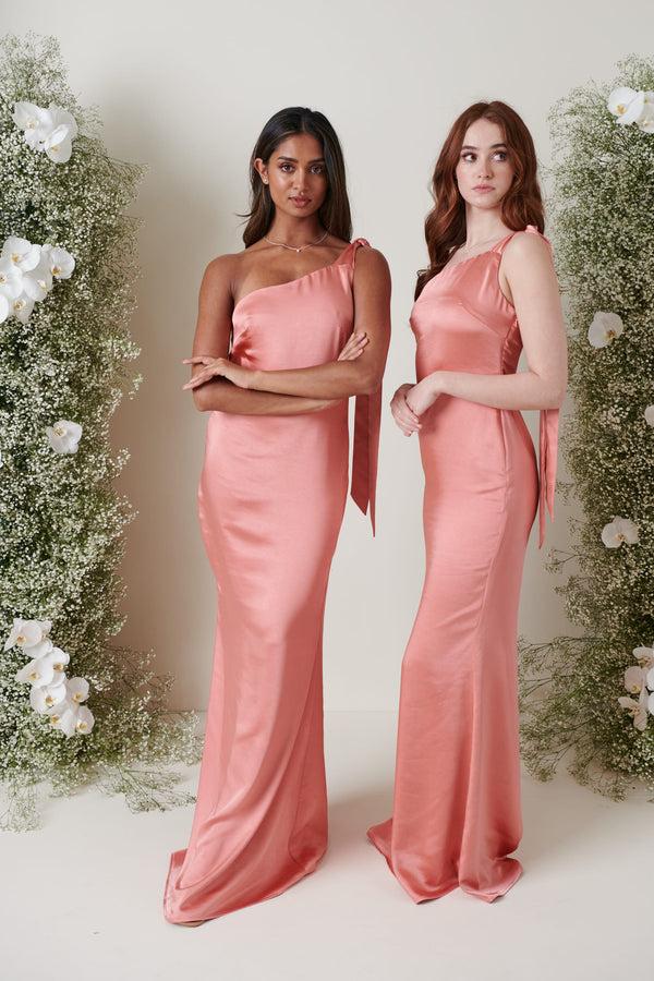 Pretty Lavish Amelia Tie Maxi Bridesmaid Dress