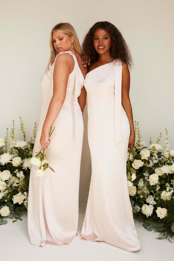 Pretty Lavish Amelia Tie Maxi Bridesmaid Dress