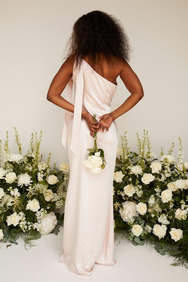 Pretty Lavish Amelia Tie Maxi Bridesmaid Dress