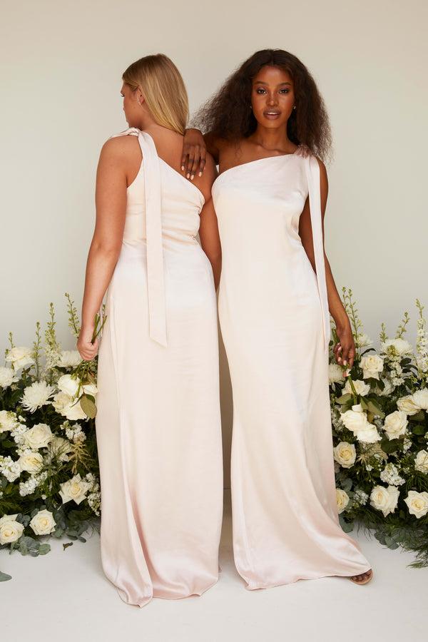 Pretty Lavish Amelia Tie Maxi Bridesmaid Dress