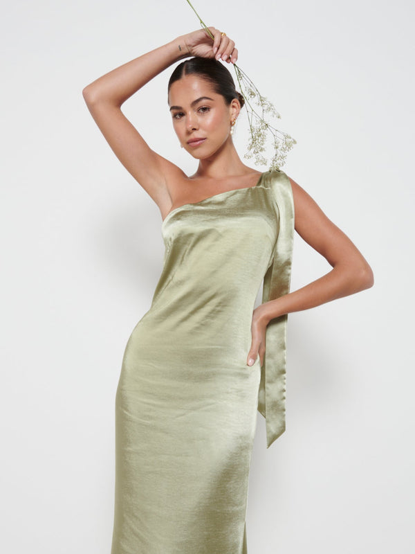 Pretty Lavish Amelia Tie Maxi Bridesmaids Dress