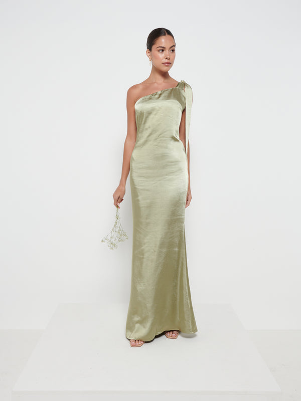 Pretty Lavish Amelia Tie Maxi Bridesmaids Dress