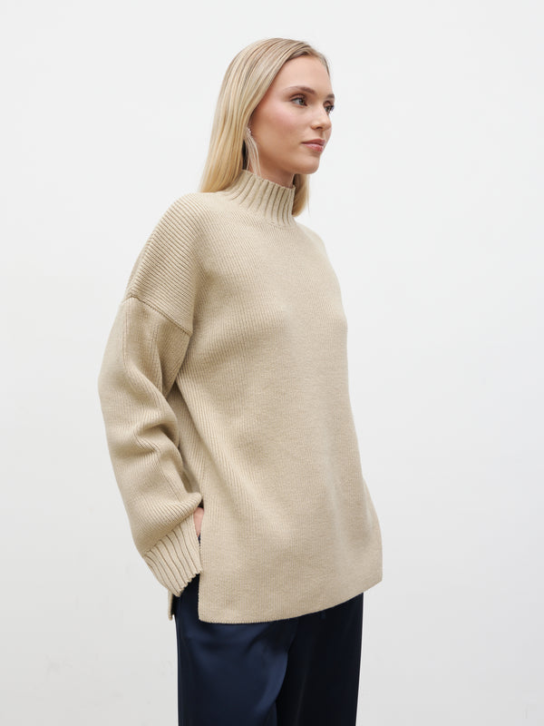 Pretty Lavish Amory Grown Neck Knit Jumper