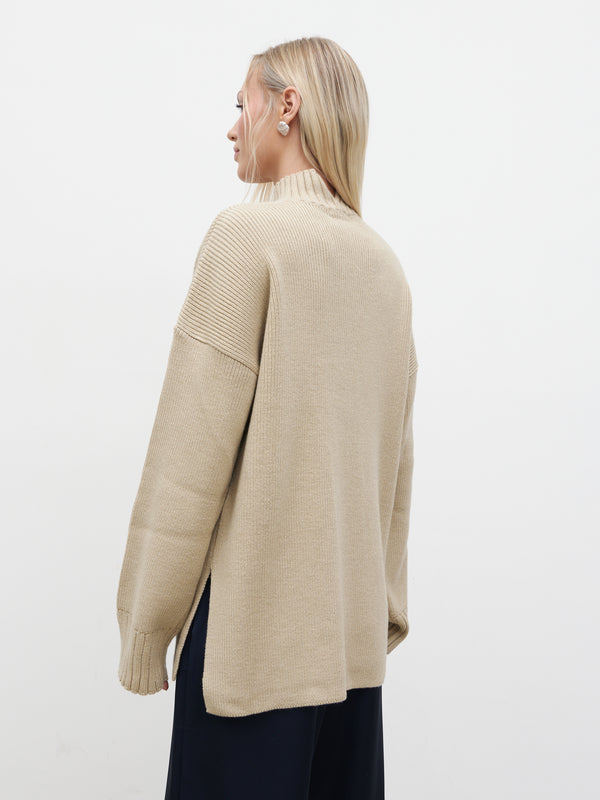 Pretty Lavish Amory Grown Neck Knit Jumper