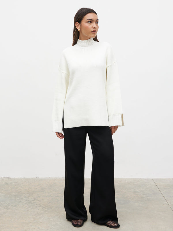pretty lavish Amory Grown Neck Knit Jumper