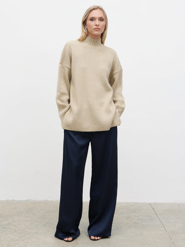 pretty lavish Amory Grown Neck Knit Jumper