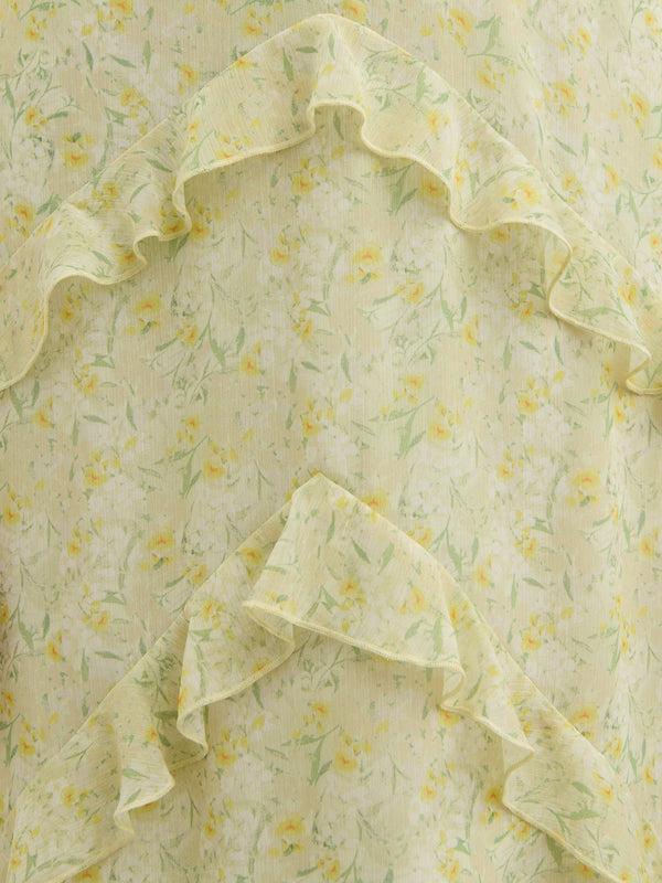 Pretty Lavish Aurelia Ruffle Maxi Dress