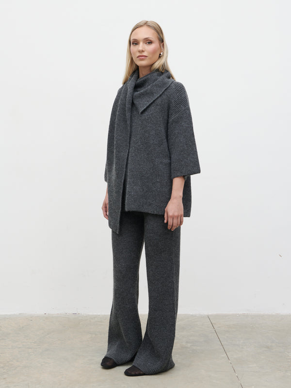 Pretty Lavish Beautrix Knit Straight Leg Trousers