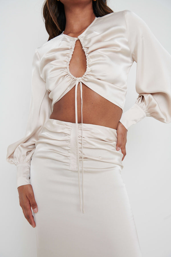 Pretty Lavish Bec Drawstring Top