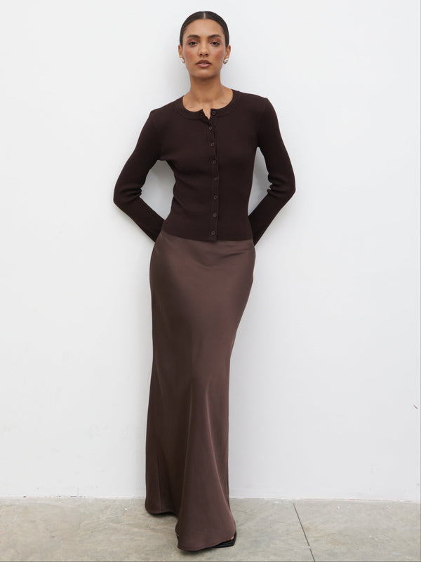 pretty lavish Breya Maxi Skirt