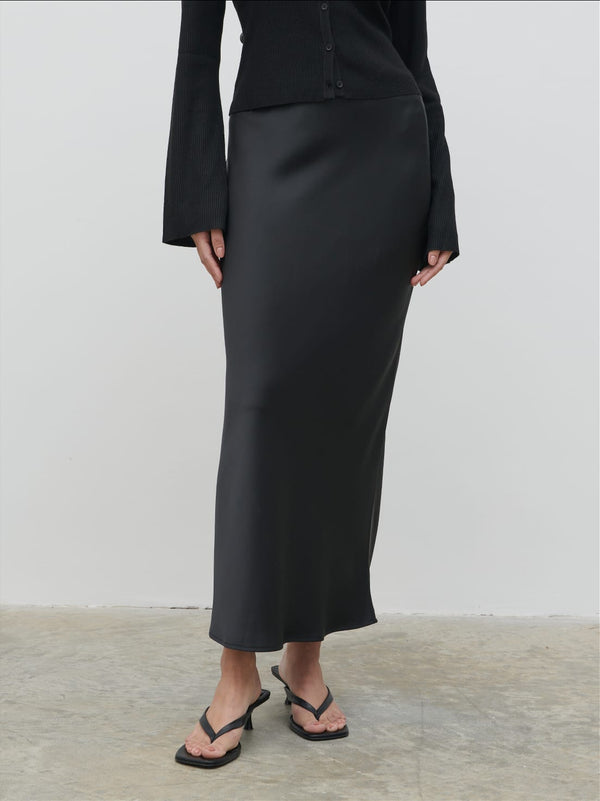 Pretty Lavish Breya Satin Midaxi Skirt