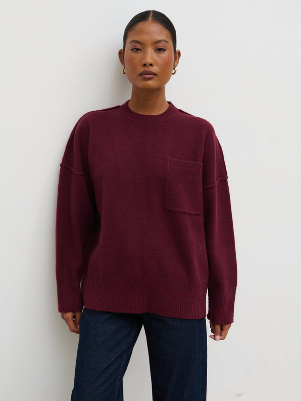 Pretty Lavish Bronte Pocket Knit Jumper