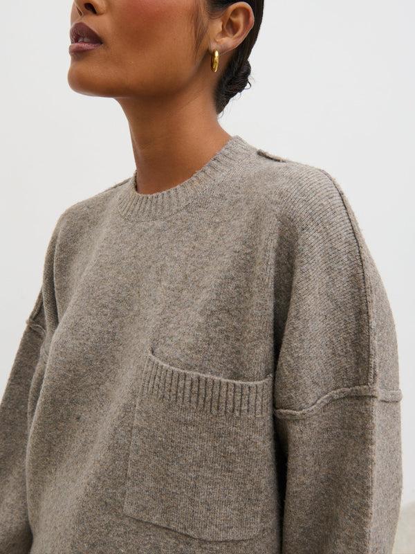 Pretty Lavish Bronte Pocket Knit Jumper