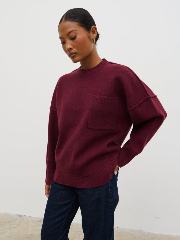 pretty lavish Bronte Pocket Knit Jumper