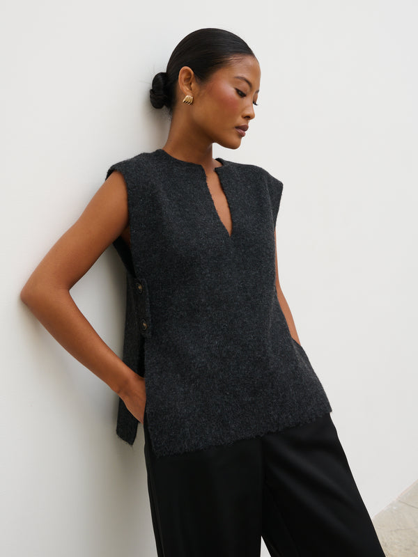 Pretty Lavish Cadence Knit Tabbard Vest