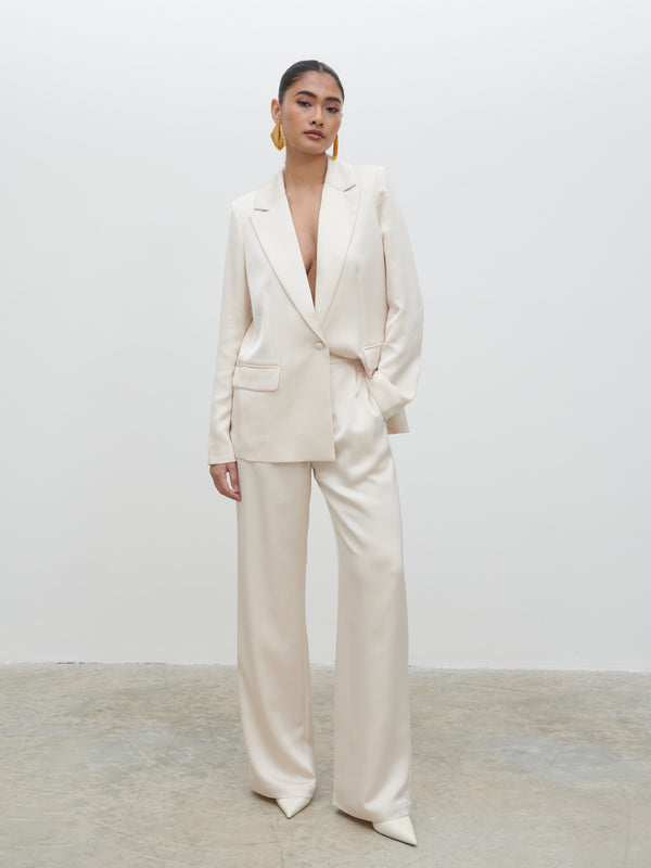 Pretty Lavish Callie Satin Suit Trousers