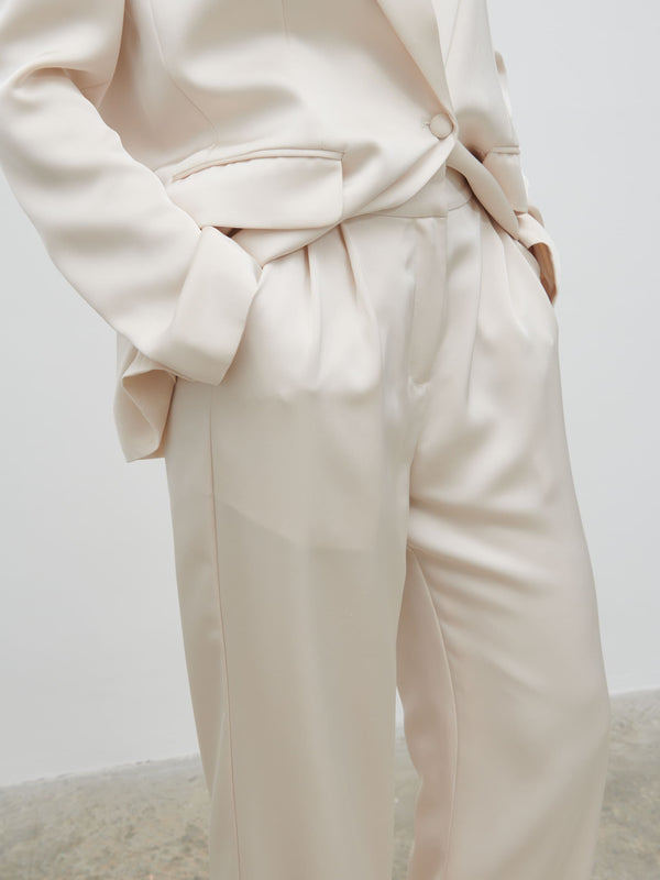 Pretty Lavish Callie Satin Suit Trousers
