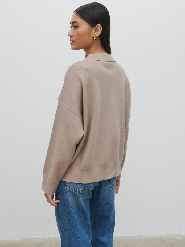 Pretty Lavish Cameron Zip Up Cardigan